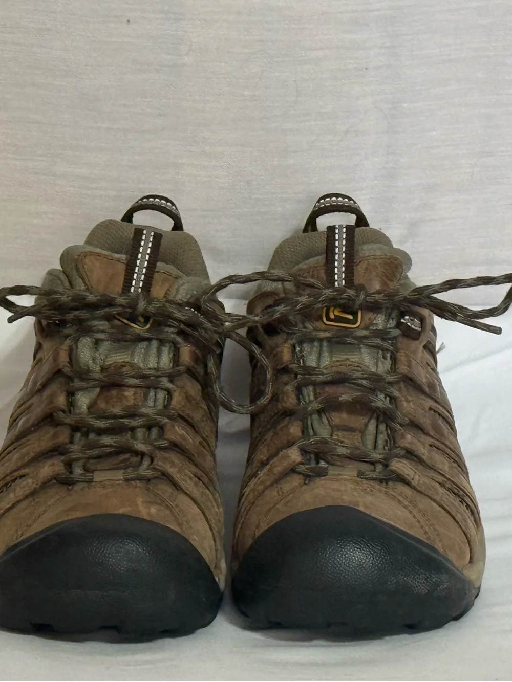 KEEN Voyageur Hiking Shoes Brown Leather Women’s Size 9 New Insoles